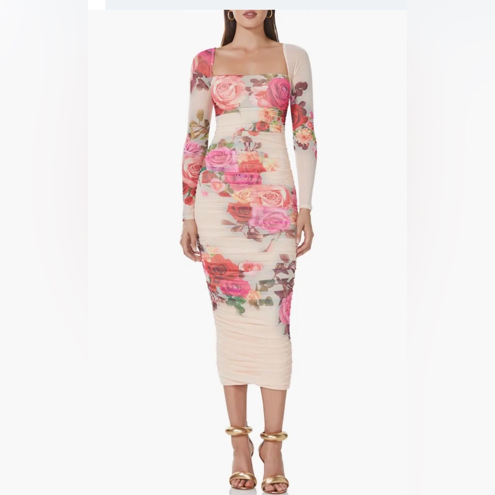 Gorgeous rose printed dress